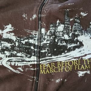 Fear Before The March Of Flames Zip-up Track Jacket/Sweatshirt GLOW-in-the-dark